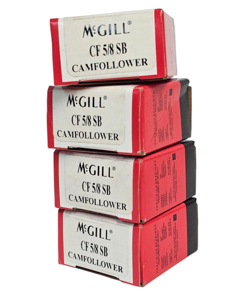LOT OF 4 NIB MCGILL CF 5/8 SB CAMFOLLOWERS CF58SB
