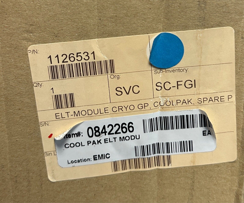 COHERENT 1126531 ELT-MODULE COOLPAK SPARE CRYO GP 160024180057CL 400V NSMP