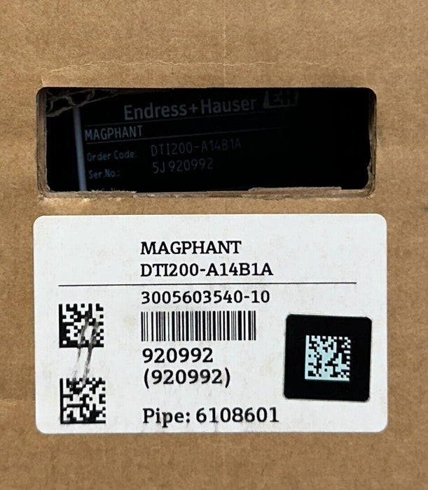 ENDRESS+HAUSER DTI200-A14B1A / 3005603540-10 MAGPHANT FLOW METER 20-30VDC NSMP