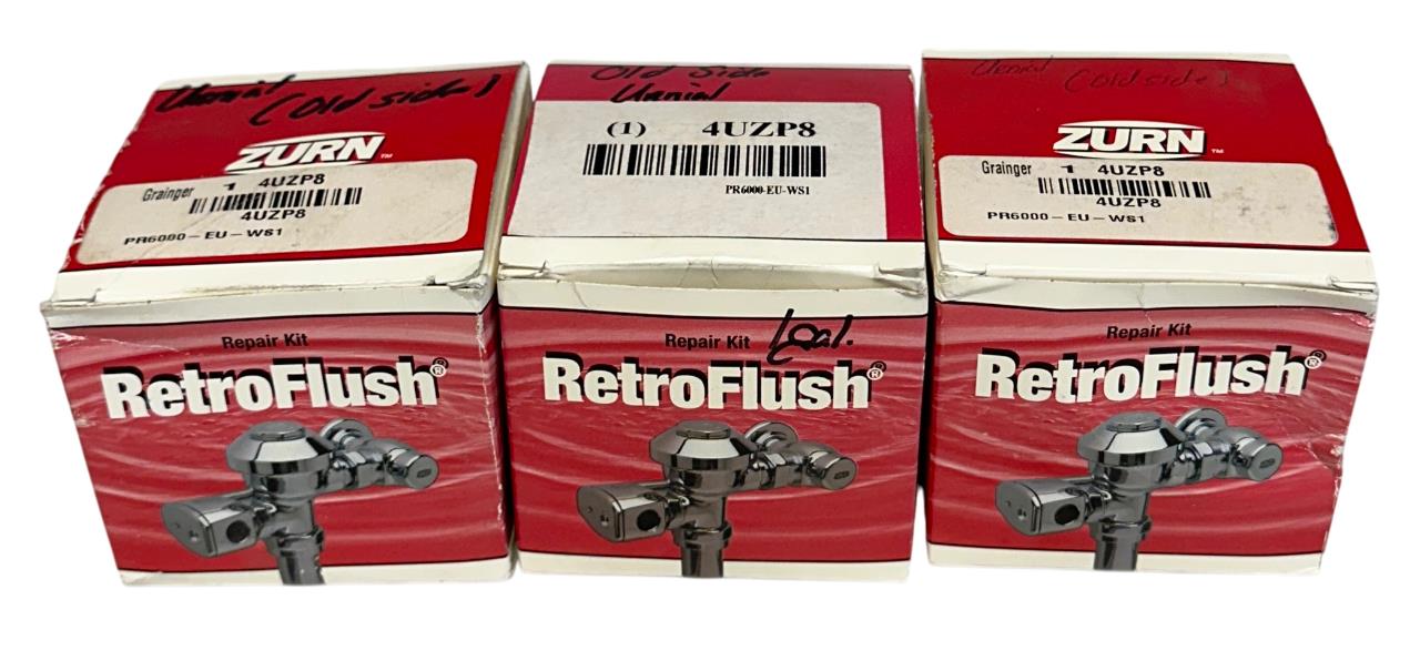 3 ZURN PR6000-EU-WS1 / PR6000EUWS1 RetroFlush REPAIR KITS AquaSense 4UZP8 NSMP