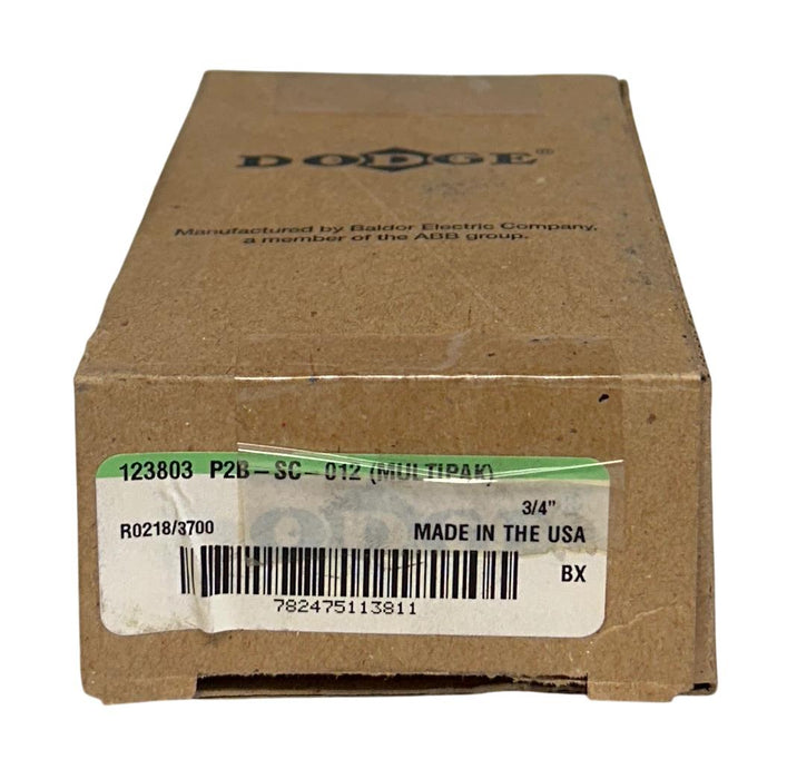 DODGE P2B-SC-012 (MULTIPAK) / 123803 2-BOLT FLANGE MOUNT BEARING 3/4'' NSMP