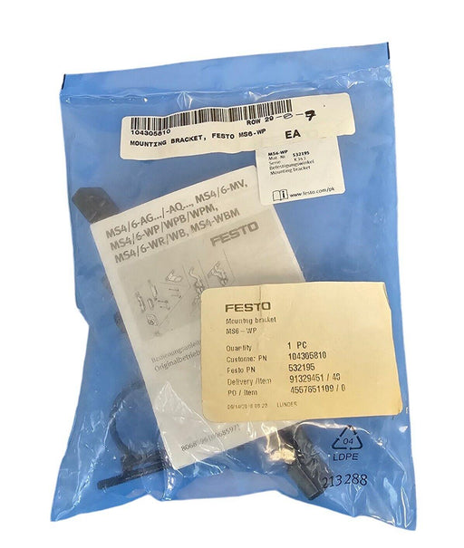 NEW FESTO MS6-WP MOUNTING BRACKET 532195