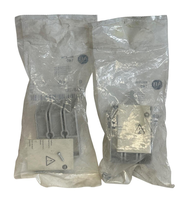 2 ALLEN BRADLEY 140M-F-TE /B BULLETIN 140 TYPE E-MODULE 45A ADAPTER 140MFTE NSFS