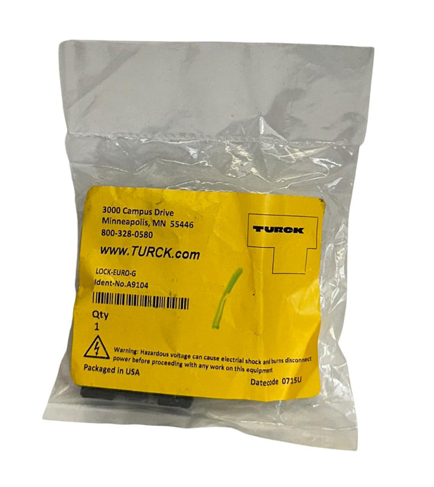 12 TURCK A9104 / LOCK-EURO-G CABLE CONNECTOR LOCKS LOKFAST GUARD NSMP