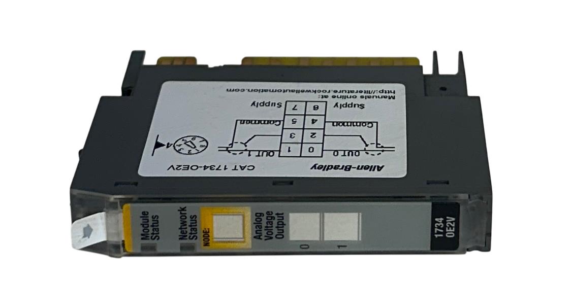 ALLEN BRADLEY 1734-OE2V /C POINT I/O 2-CHNL ANALOG OUTPUT MODULE 1734OE2V NSMP