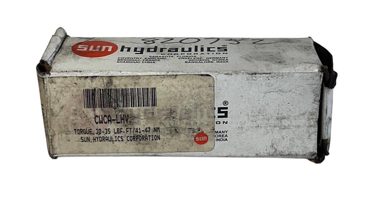 SUN HYDRAULICS CWCA-LHV / CWCALHV HYDRAULIC VALVE CARTRIDGE 3:1 RATIO NSMP