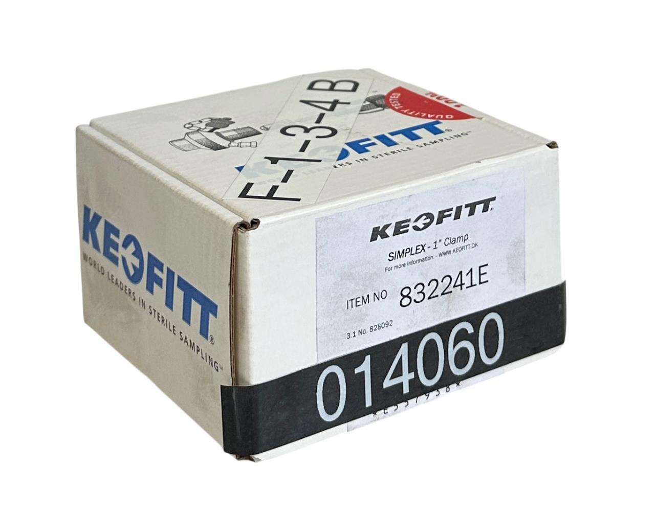 KEOFITT 832241E SIMPLEX SAMPLING VALVE 1'' CLAMP CONNECTION PNEU/MANUAL NSFS