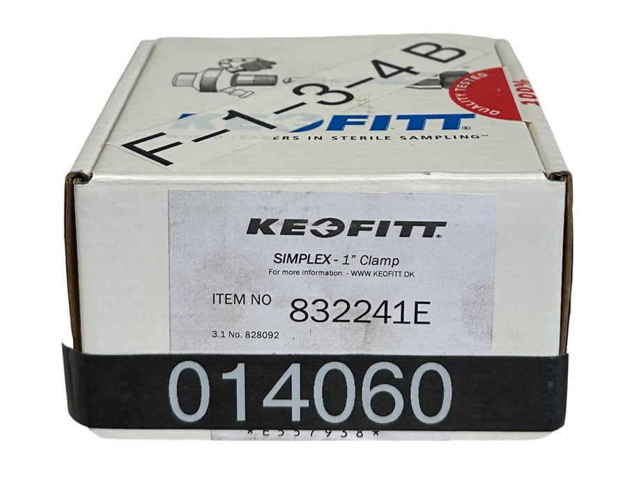 KEOFITT 832241E SIMPLEX SAMPLING VALVE 1'' CLAMP CONNECTION PNEU/MANUAL NSFS