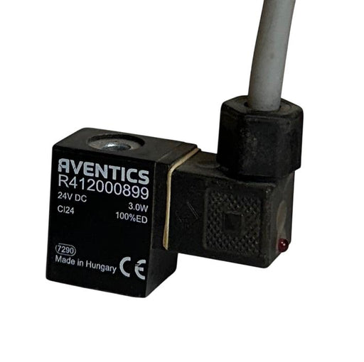 BOSCH AVENTICS R412000899 SOLENOID COIL 24VDC 3.0W WIRED NSNP