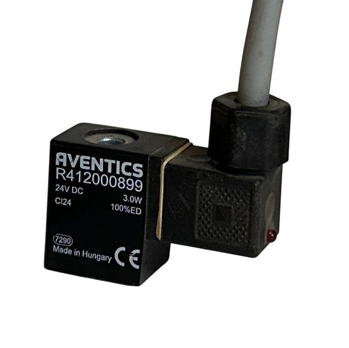 BOSCH AVENTICS R412000899 SOLENOID COIL 24VDC 3.0W WIRED NSNP