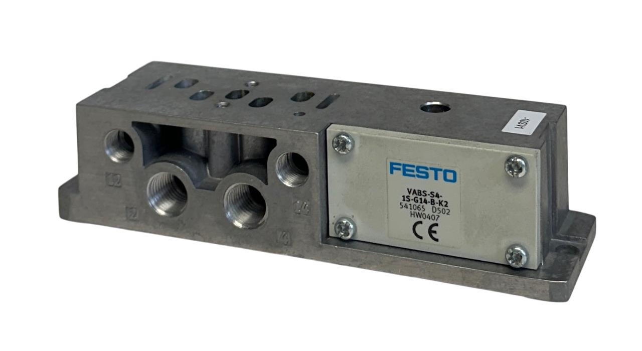 FESTO VABS-S4-1S-G14-B-K2 / 541065 VABS SERIES SUB-BASE MANIFOLD USNP