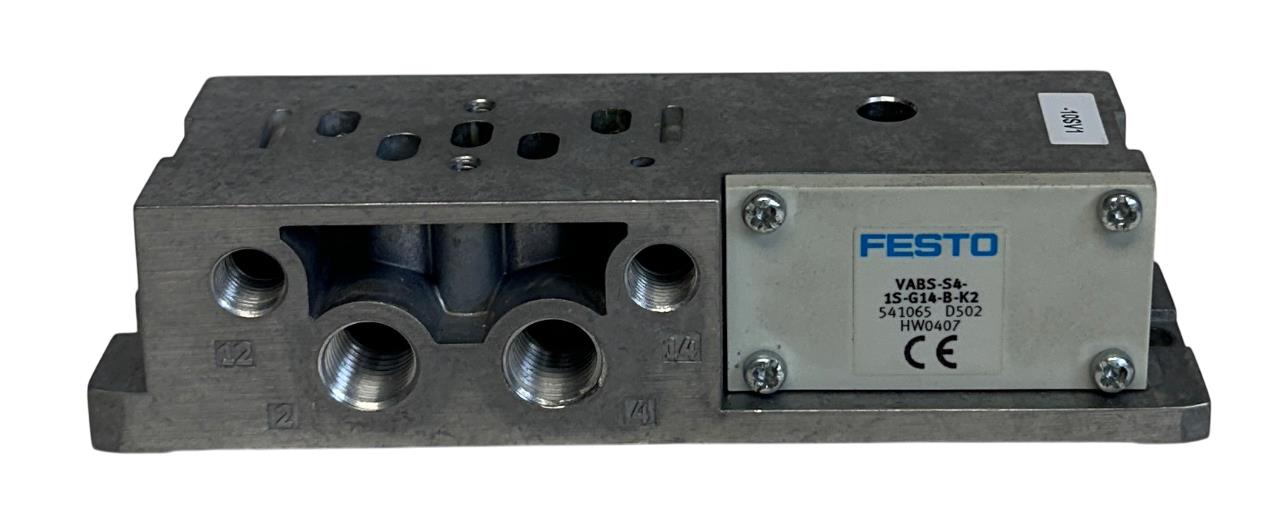 FESTO VABS-S4-1S-G14-B-K2 / 541065 VABS SERIES SUB-BASE MANIFOLD USNP