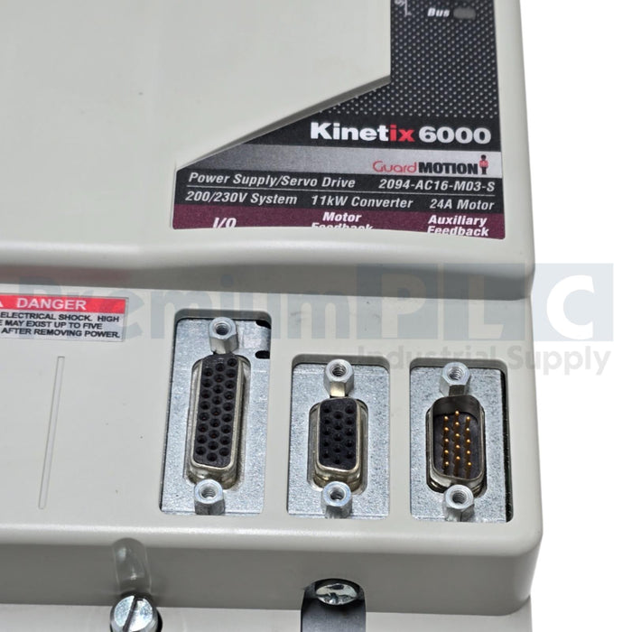 ALLEN BRADLEY 2094-AC16-M03-S /A Kinetix 6000 MULTI-AXIS SERVO DRIVE 11kW USPI