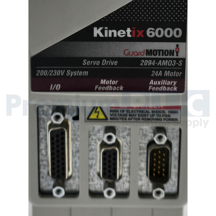 ALLEN BRADLEY 2094-AM03-S /A Kinetix 6000 24A AXIS MODULE 5.5kW 200/230VAC USPI