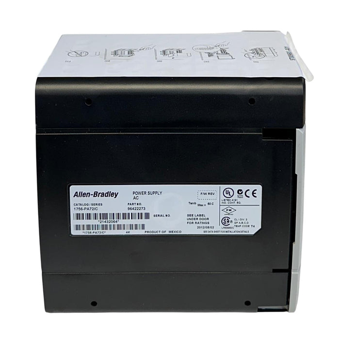 ALLEN BRADLEY 1756-PA72 /C ControlLogix AC POWER SUPPLY 85-265V 1756PA72 NSNP