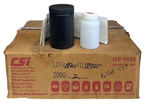 24 COMPUTATIONAL SYSTEMS INC CSI 2090-2 / 20902 OIL SAMPLE BOTTLES BLACK NSMP