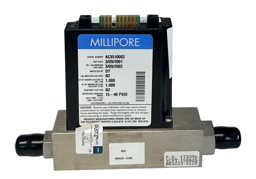 MILLIPORE FC-261V / FC261V Tylan 260 SERIES MASS FLOW CONTROLLER 15SLPM N2 USNP