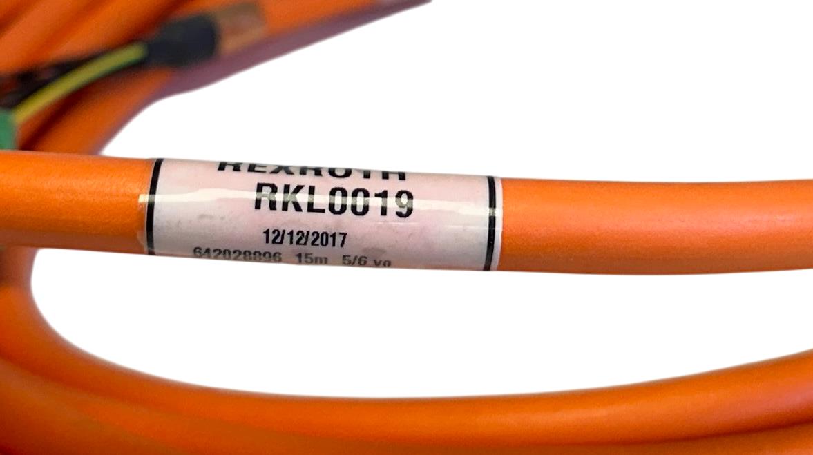 REXROTH RKL0019/015 / R911341793 SERVO MOTOR POWER CABLE 15M OEM NSNP