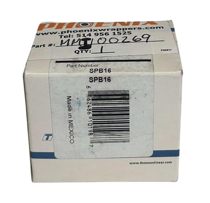 THOMSON SPB16 LINEAR BALL BUSHING SUPER PILLOW BLOCK BEARING 1'' OPEN NSMP