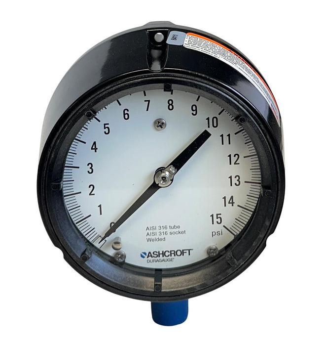 ASHCROFT 45-1279-SS-04L-15# / 451279SS04L15# DURAGAUGE PRESSURE 4-1/2'' 15# NSMP