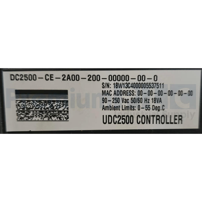 HONEYWELL UDC2500 UNIVERSAL DIN CONTROLLER DC2500-CE-2A00-200-00000-00-0 NEW