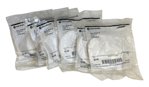 6 ALLEN BRADLEY 92-39 /B BULLETIN 92 REFLECTORS 3'' DIAMETER CENTER MOUNT NSFS