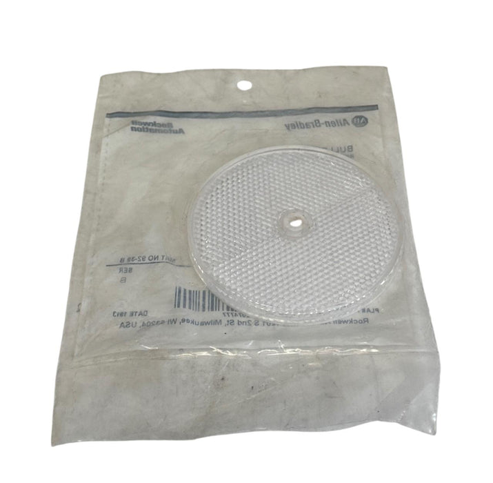 6 ALLEN BRADLEY 92-39 /B BULLETIN 92 REFLECTORS 3'' DIAMETER CENTER MOUNT NSFS