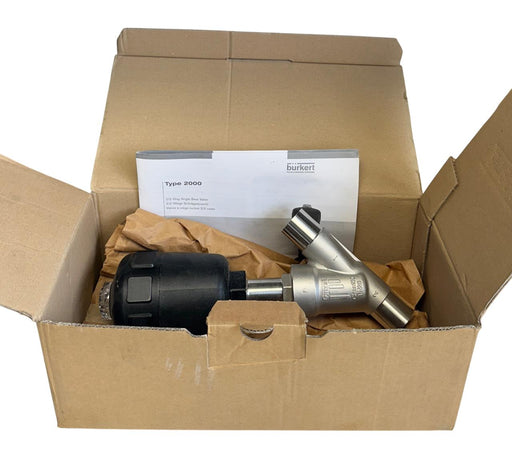 BURKERT 2000 A 25,0 PTFE VA / 00143445 PNEUMATIC ANGLE SEAT VALVE 2/2-WAY NSMP