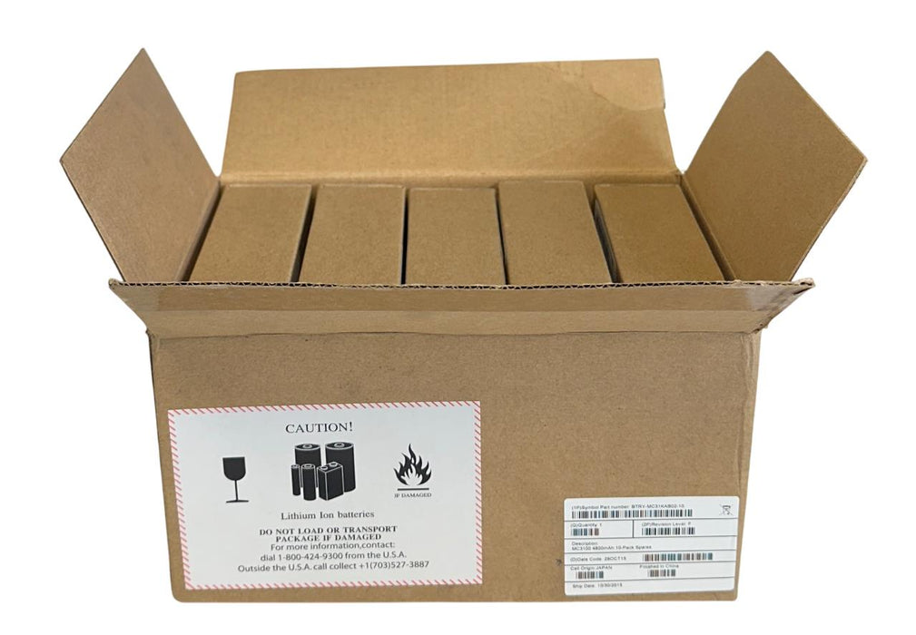 10 SYMBOL BTRY-MC31KAB02-10 / BTRY-MC31KAB02 MC3100 4800mAh BATTERIES NSMP