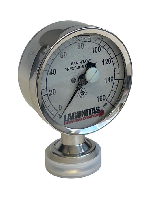 CSE 3S-F-15U-GF-BT-SS / 3SF15UGFBTSS SANI-FLOW PRESSURE GAUGE 0-200PSI NSMP
