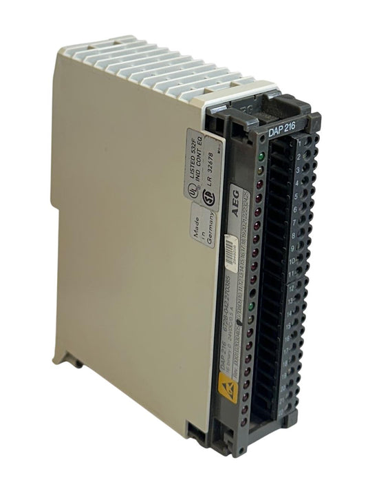 AEG MODICON AS-BDAP-216 / DAP 216 TSX OUTPUT MODULE 16 BINARY 24VDC 0.5A NSMP