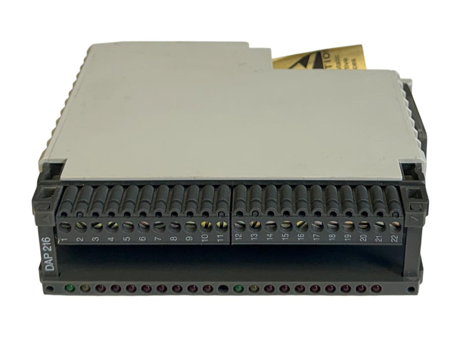 AEG MODICON AS-BDAP-216 / DAP 216 TSX OUTPUT MODULE 16 BINARY 24VDC 0.5A NSMP