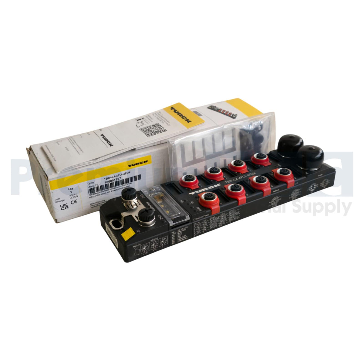 TURCK TBIP-L4-4FDI-4FDX BLOCK MODULE FOR EtherNet/IP & CIP SAFETY 1000 ...