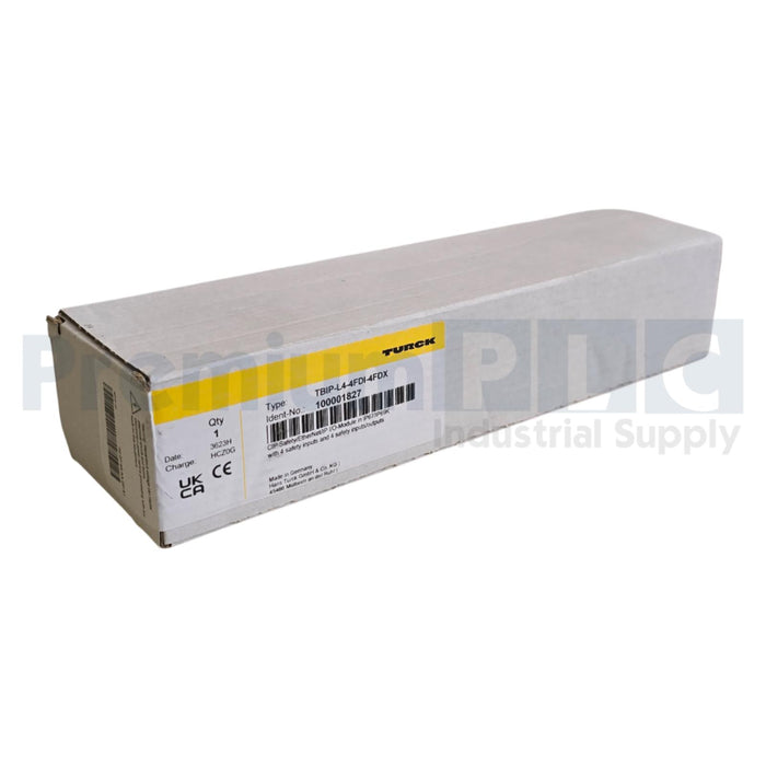 TURCK TBIP-L4-4FDI-4FDX BLOCK MODULE FOR EtherNet/IP & CIP SAFETY 100001827 NSMP