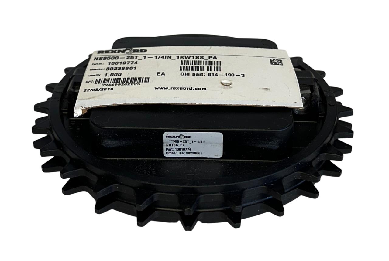 REXNORD NS8500-25T_1-1/4IN_1KW1SS_PA / 10019774 NYLON SPROCKET 1-1/4'' BORE NSNP