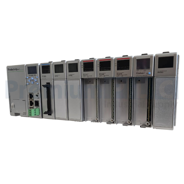 AUTOMATION DIRECT P3-08B Productivity3000 BASE W/P3-550E, P3-8AD4DA-1, ETC NUPI