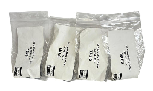 4 SOVAIC SIDEL 00000207498 / 41061198137 SMOOTH PULLEYS 026 x 35 NSMP