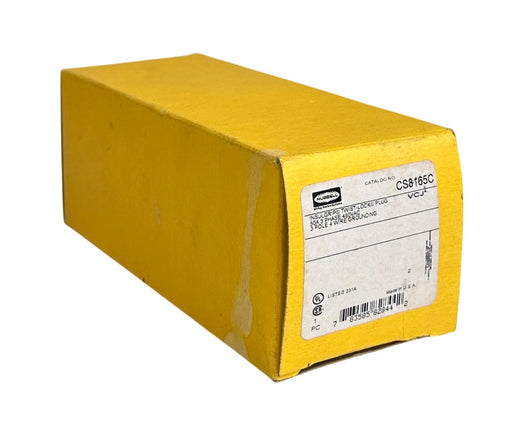 HUBBELL CS8165C INSULGRIP TWIST-LOCK PLUG 50A 3PHASE 480VAC 3-POLE 4-WIRE NSMP