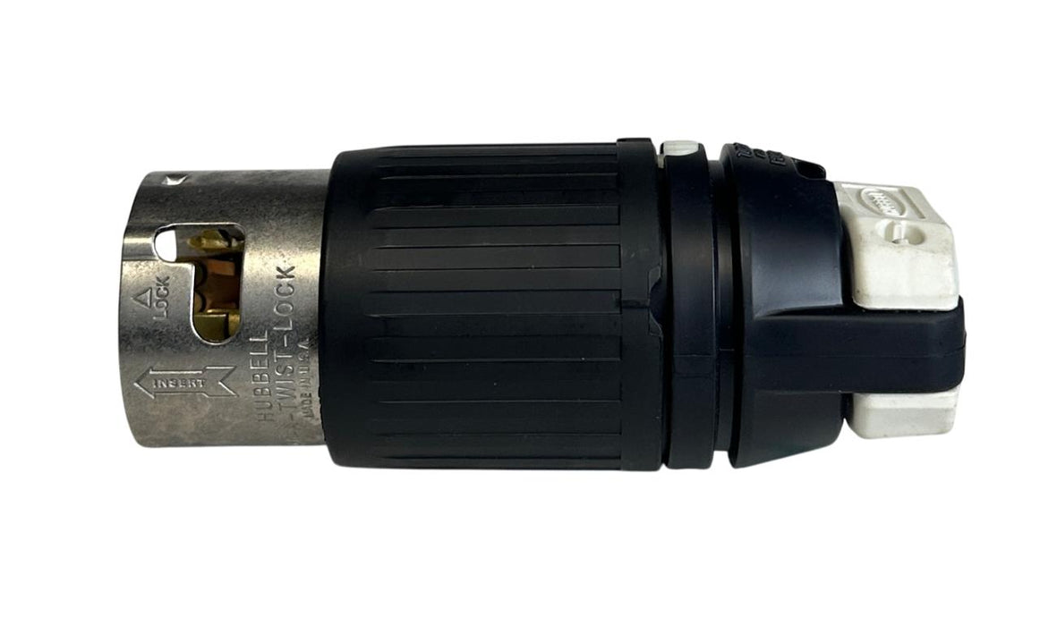 HUBBELL CS8165C INSULGRIP TWIST-LOCK PLUG 50A 3PHASE 480VAC 3-POLE 4-WIRE NSMP