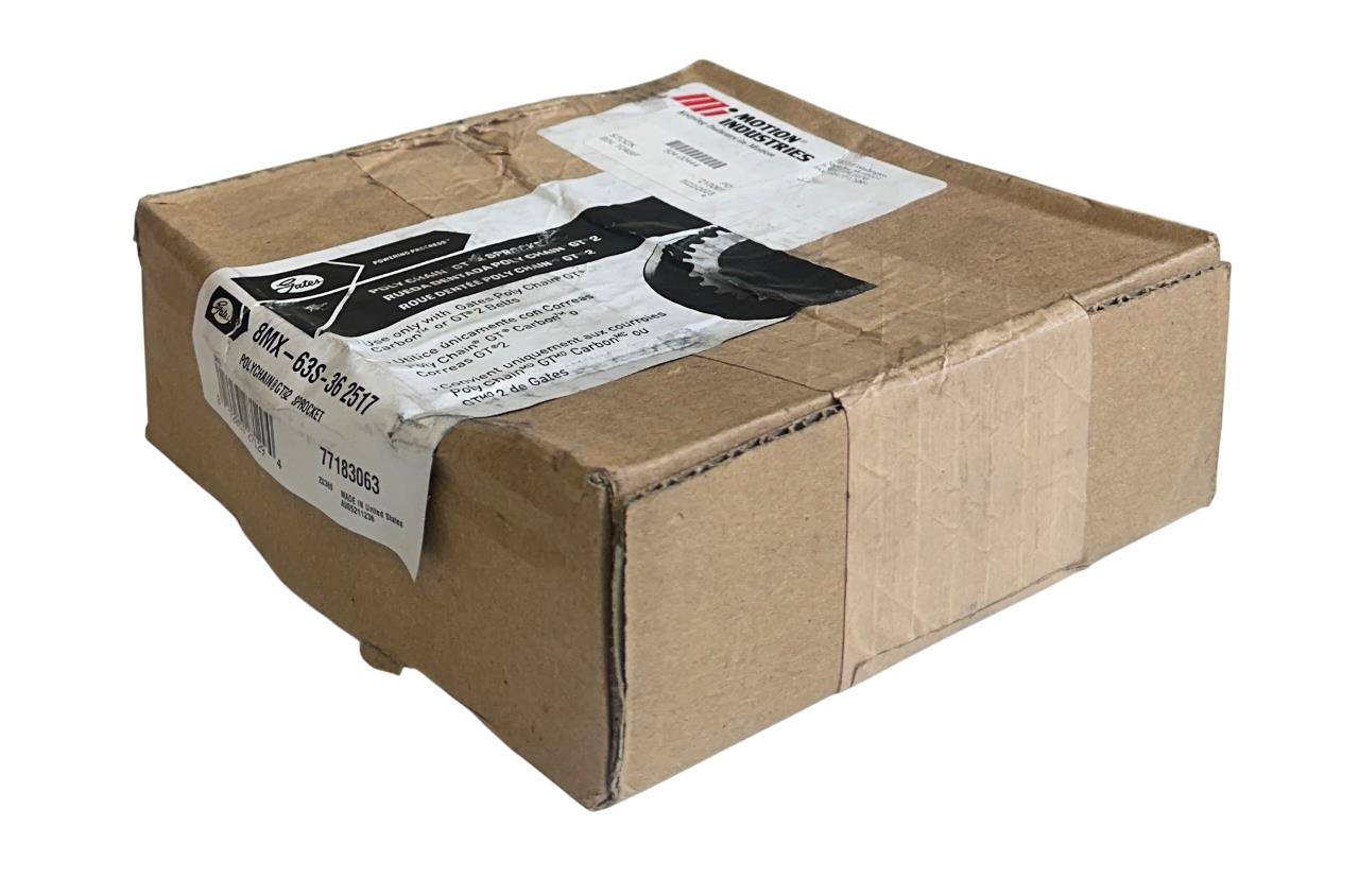 GATES 8MX-63S-36 2517 / 77183063 POLYCHAIN GT2 BELT SPROCKET TAPER-LOCK NSMP