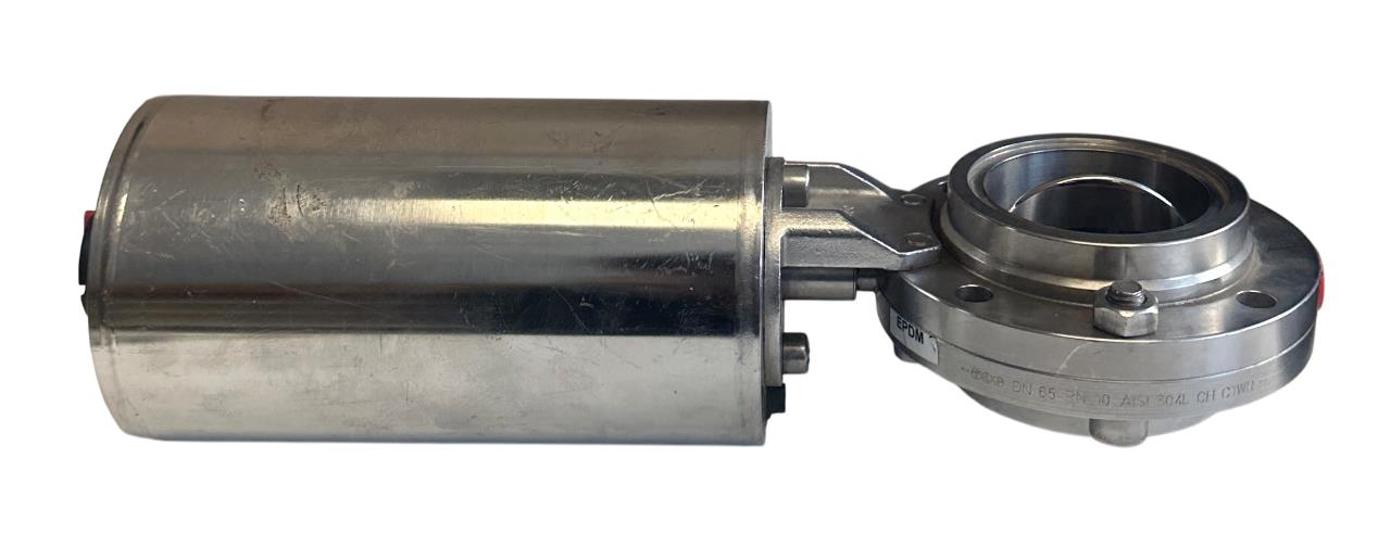 KIESELMANN 4200.100.000 / 4200100000 SPRING TENSION BUTTERFLY VALVE 2.5'' USNP
