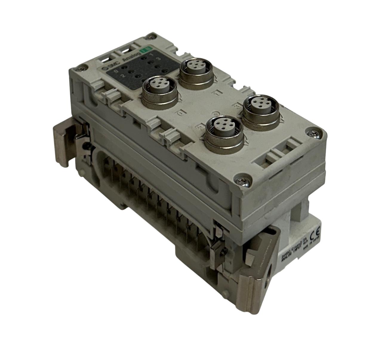 SMC EX600-AXB-X3 / EX600AXBX3 4-CHNL ANALOG INPUT MODULE EX600 SERIES 24VDC USNP