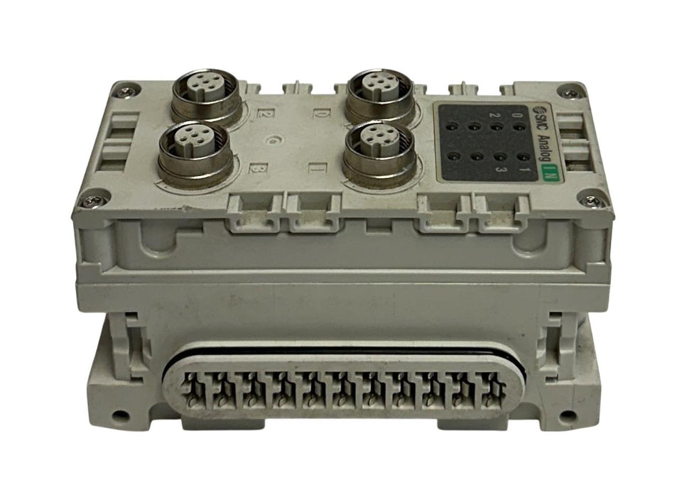 SMC EX600-AXB-X3 / EX600AXBX3 4-CHNL ANALOG INPUT MODULE EX600 SERIES 24VDC USNP