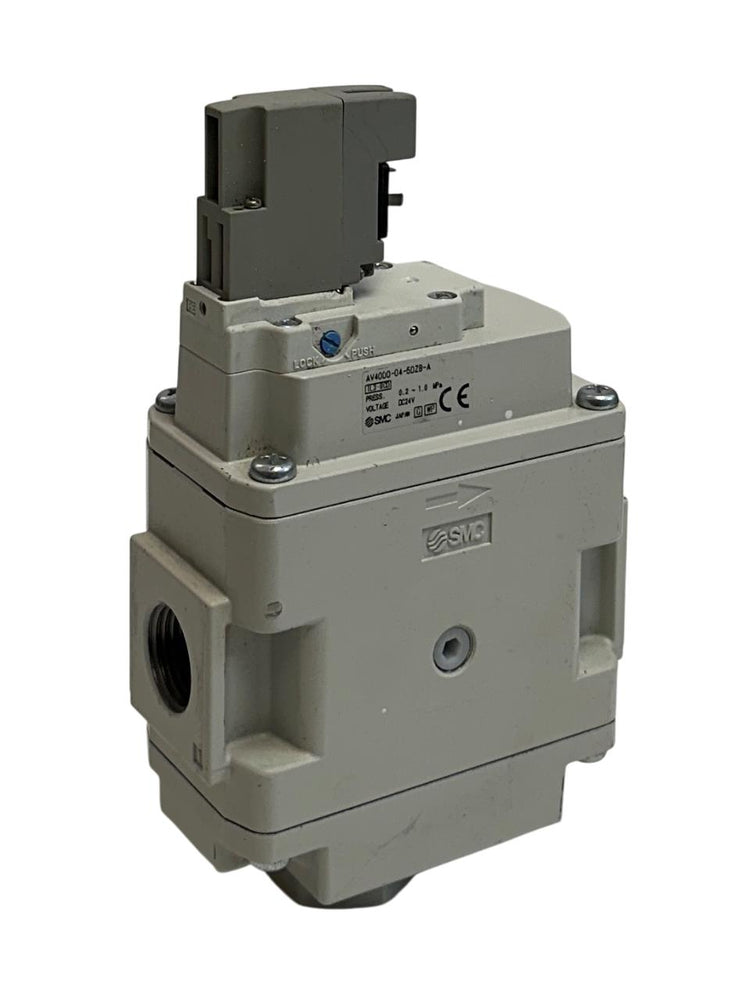 SMC AV4000-04-5DZB-A / AV4000045DZBA SOFT START-UP VALVE 24VDC SOLENOID USNP