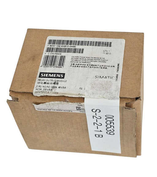 NEW SIEMENS 6ES7132-4HB12-0AB0 RELAY OUTPUT MODULES 6ES71324HB120AB0 (4/PACK)