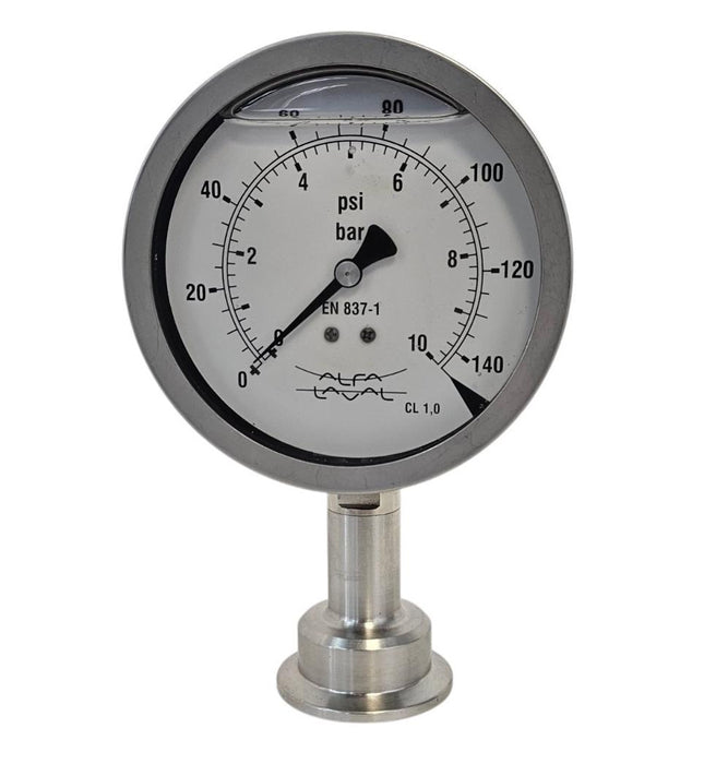 NIB ALFA LAVAL TYPE: 5622 ITEM NR: TE67D313101140 PRESSURE GAUGE