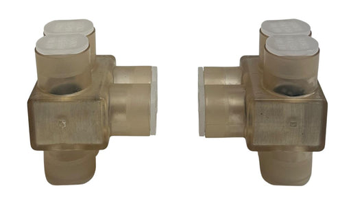 2 BURNDY BIBD-350-2 / BIBD3502 UNITAP CONNECTORS #10AWG-350KCMIL 2-PORT NSNP