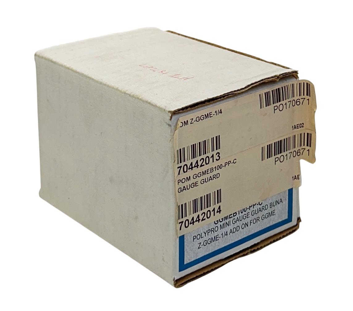 PLAST-O-MATIC GGMEB100-PP-C / GGMEB100PPC SERIES GGME GAUGE GUARD 1/4'' NSMP