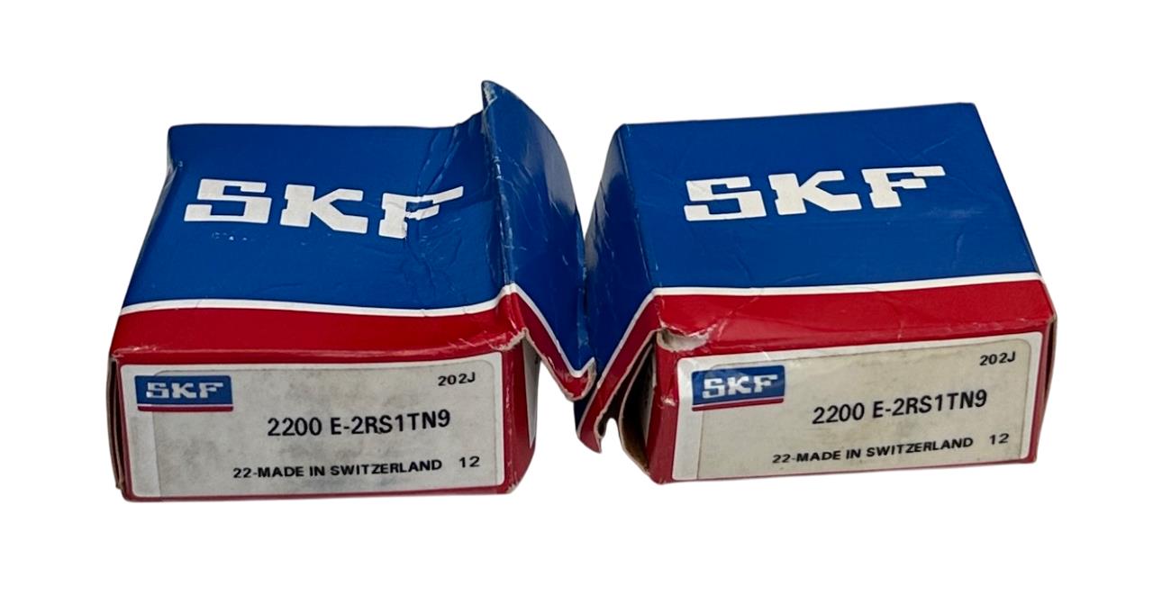 2 SKF 2200 E-2RS1TN9 / 2200E2RS1TN9 SELF-ALIGNING BALL BEARINGS 10mm BORE NSMP