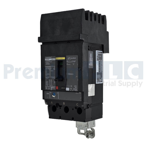 SQUARE D JJA36225 PowerPact JJ 250 CIRCUIT BREAKER 225A, 3-POLE, 600VAC NSNP